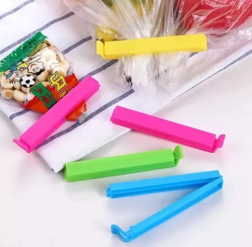 CLIPS DE BOLSAS . SELLADO FACIL PARA UN ALIMENTO CONSERVADO