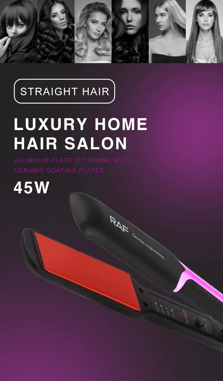 💖✨ PLANCHA DE PELO RAF R.419J – LUJO Y ESTILO EN LA PALMA DE TU MANO