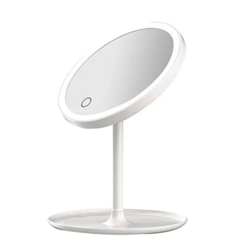 ESPEJO PARA MÁQUILLAJE CON LUZ LED CON ENCENDIDO TÁCTIL RECARGABLE