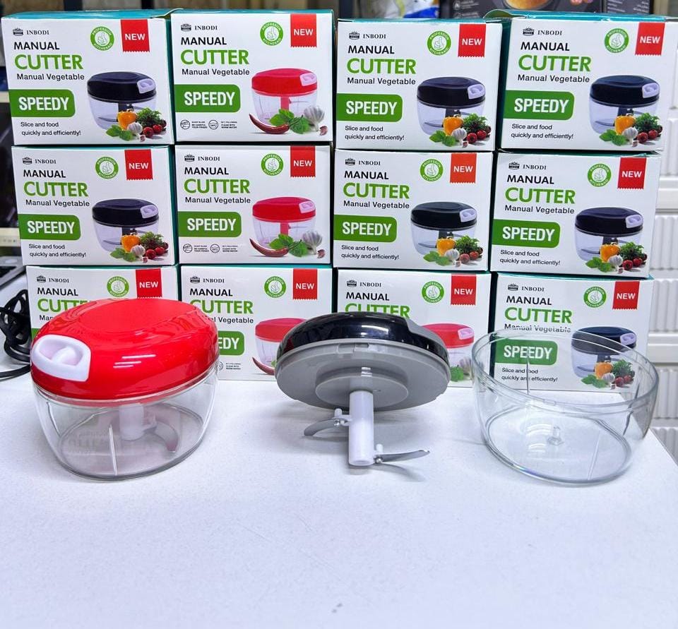 PROCESADOR TRITURADOR DE ALIMENTOS VERDURAS MANUAL DE 2 CUCHILLAS