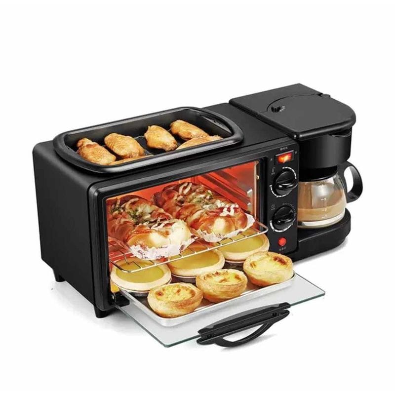 HORNO DE DESAYUNO 3 EN 1 DE 1050W RAF R.5308B