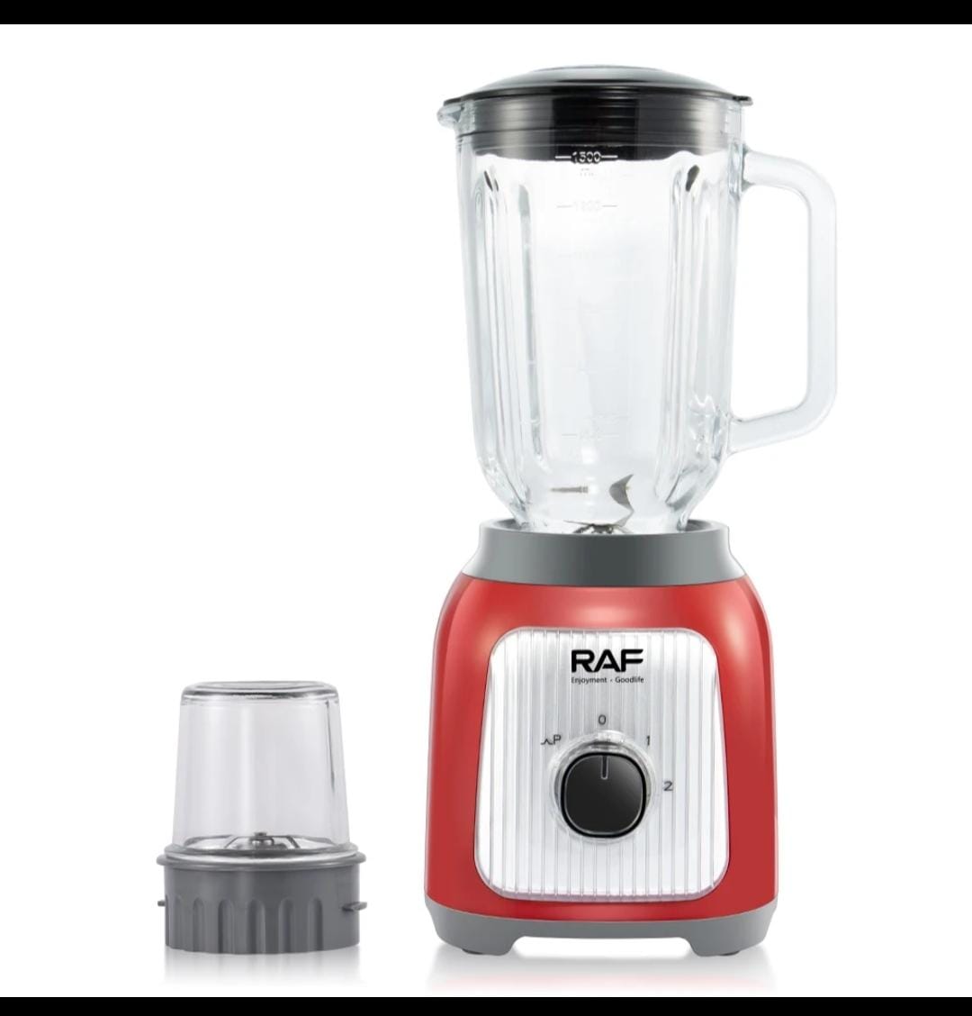 LICUADORA RAF DE 1.5L 2 EN 1 400W R.2892