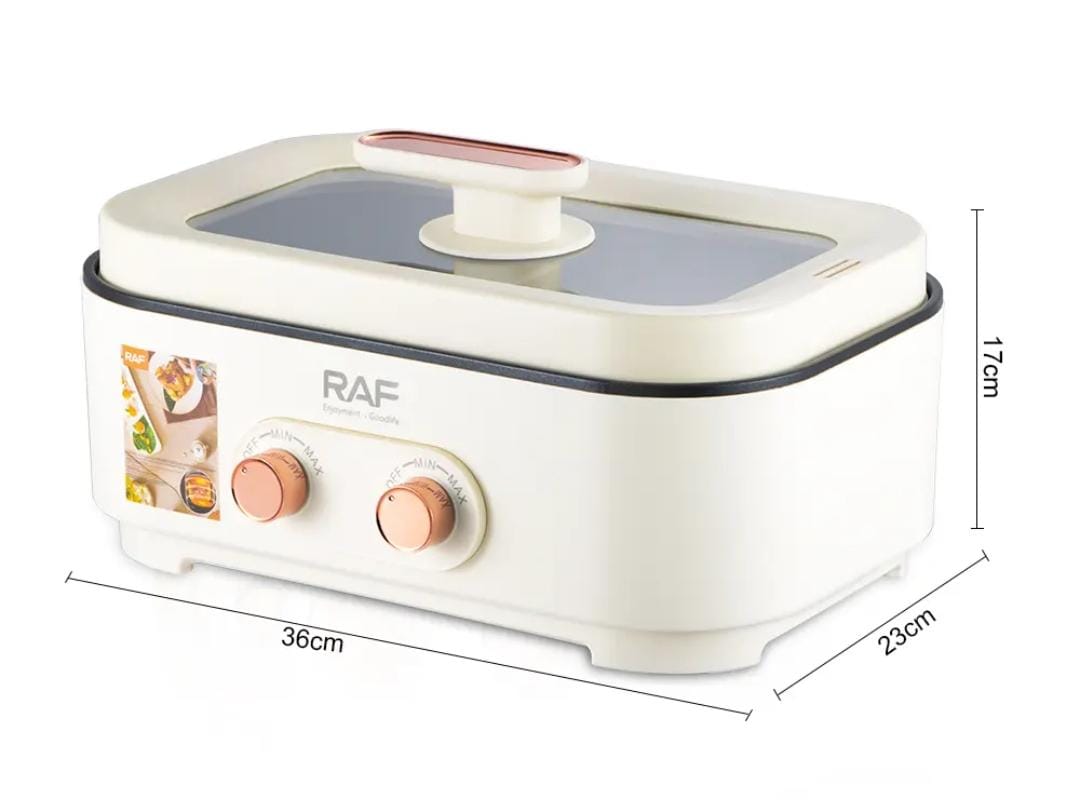 HERMOSA OLLA ARROCERA MULTIFUNCIONAL DOBLE RAF R.5420