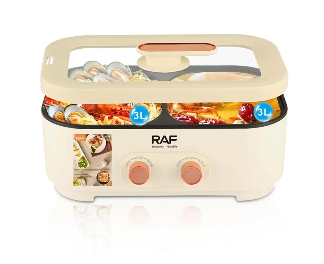 HERMOSA OLLA ARROCERA MULTIFUNCIONAL DOBLE RAF R.5420