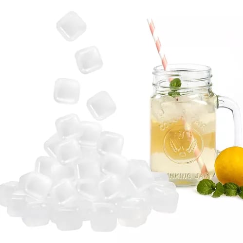CUBOS DE HIELO REUTILIZABLE DE SILICONA REUTILIZABLE BOLSA POR 20 UNIDADES