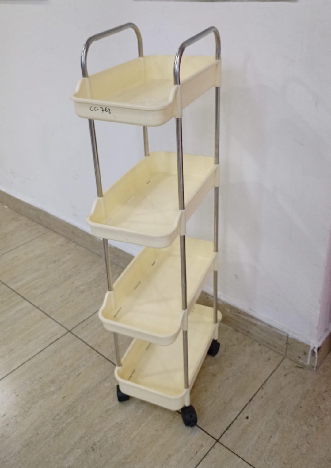 CARRITO ORGANIZADOR DE 4 NIVELES CON RUEDA