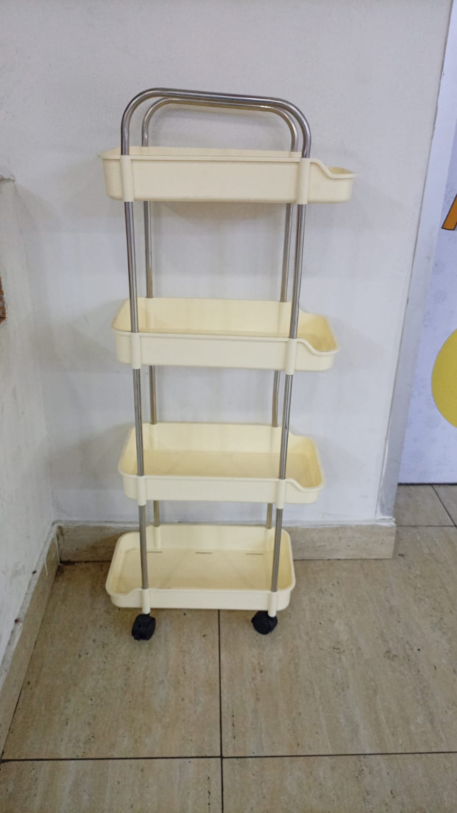 CARRITO ORGANIZADOR DE 4 NIVELES CON RUEDA