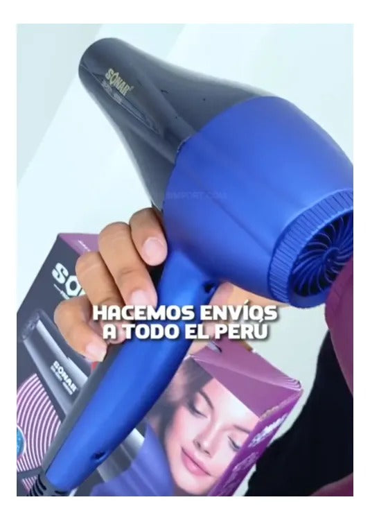 SECADORA DE CABELLO SONAR DE 4000W SN-8801