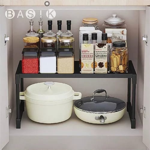 ORGANIZADOR DE MICROONDAS AJUSTABLE MULTIFUNCIONAL