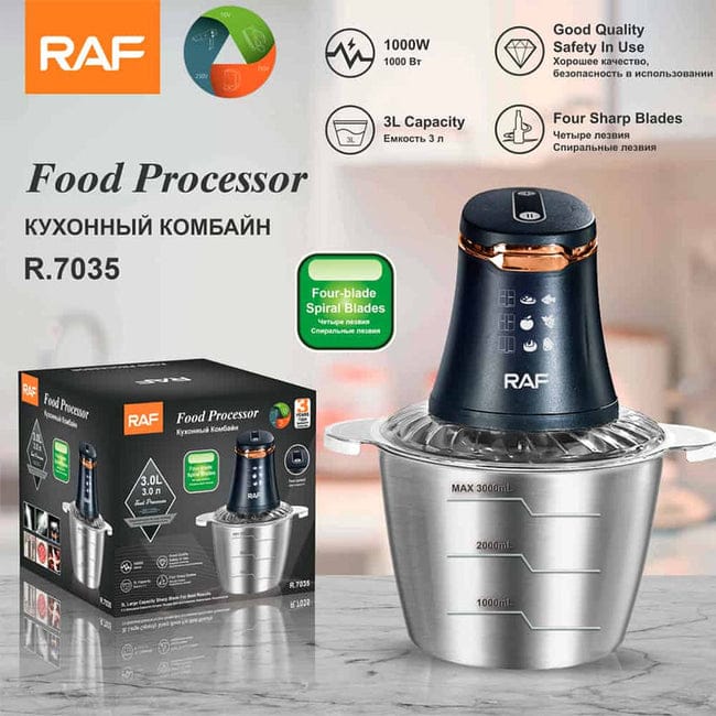 PICATODOS RAF R.7035 DE 1000W 4 CUCHILLAS DE ACERO