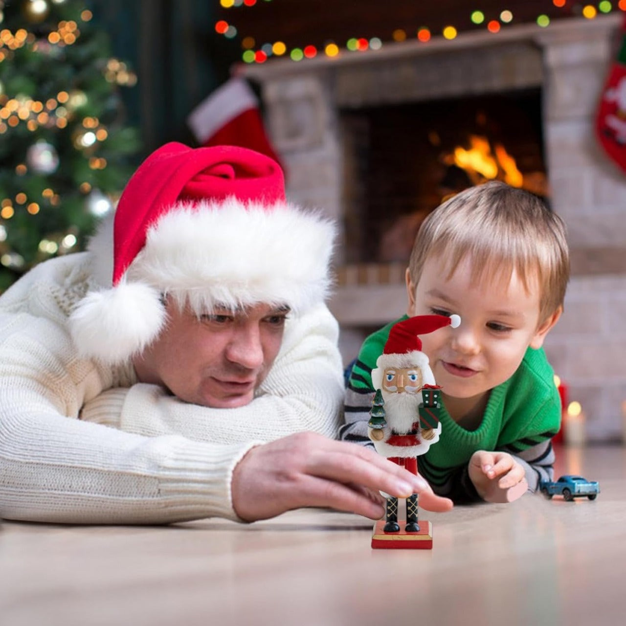 🎄✨ ADORNO SOLDADO PAPA NOEL CASCANUECES NAVIDEÑO ✨🎄