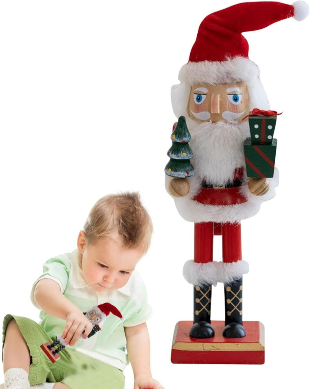 🎄✨ ADORNO SOLDADO PAPA NOEL CASCANUECES NAVIDEÑO ✨🎄