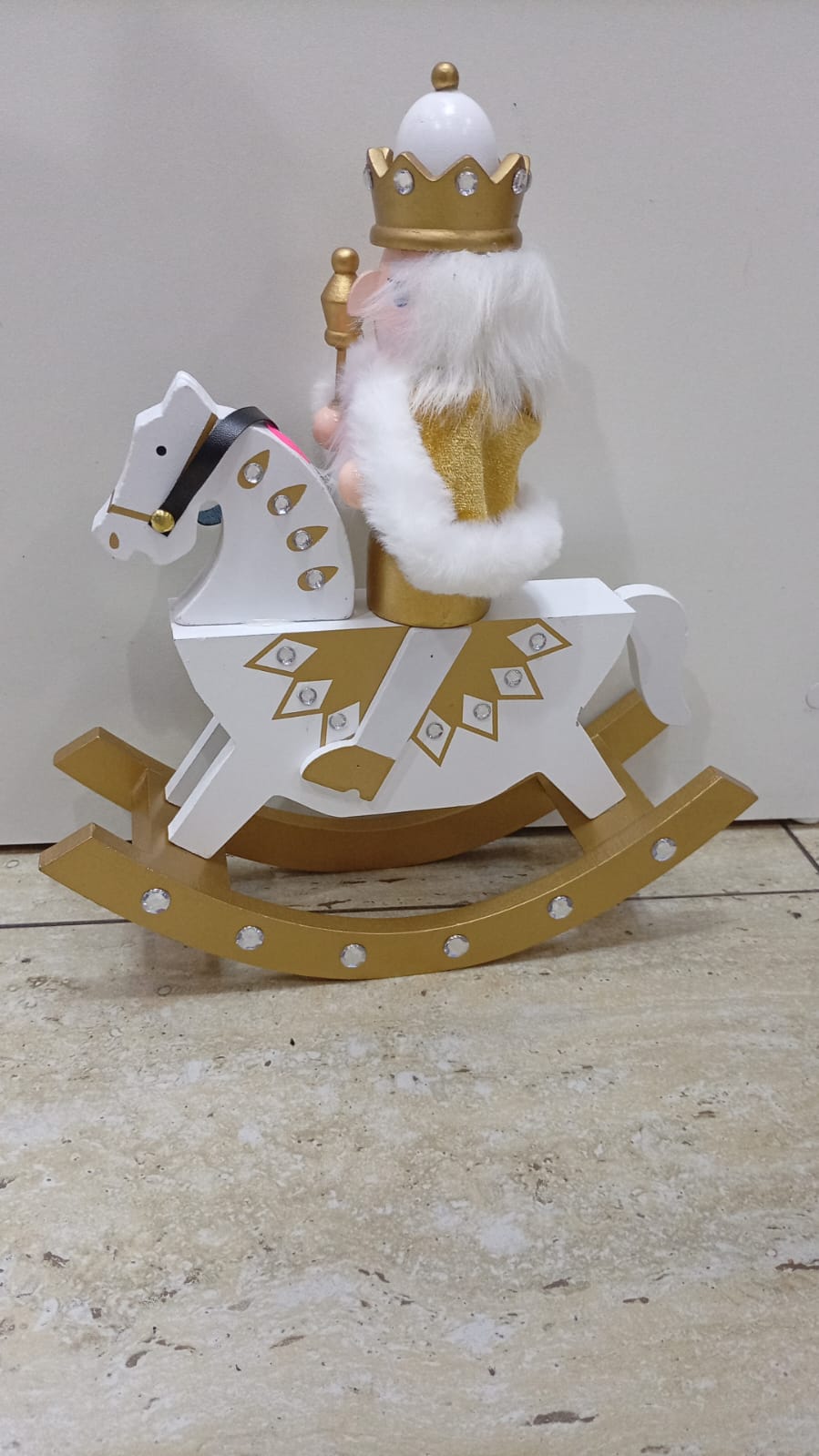 ✨🐎 CASCANUEZ JINETE A CABALLO DORADO 🐎✨