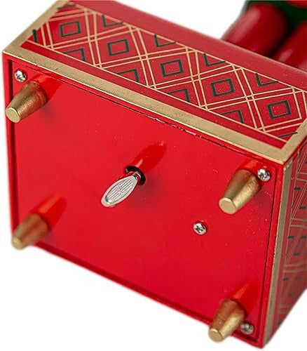 ✨🎶 CAJA DE MÚSICA DE CUERDA – CASCANUECES SOLDADO REY (32 CM) 🎶✨