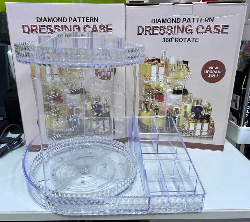 JOYEROS DOBLES CON BASE GIRATORIA 2 EN 1 LS-250