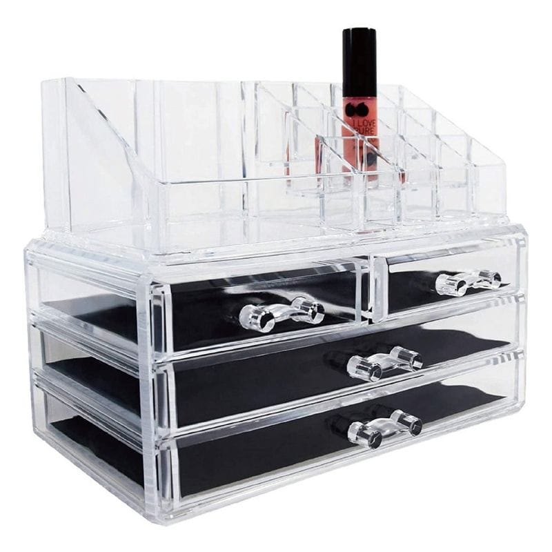 JOYEROS COSMETIQUEROS ACRILICOS DE 4 CAJONES