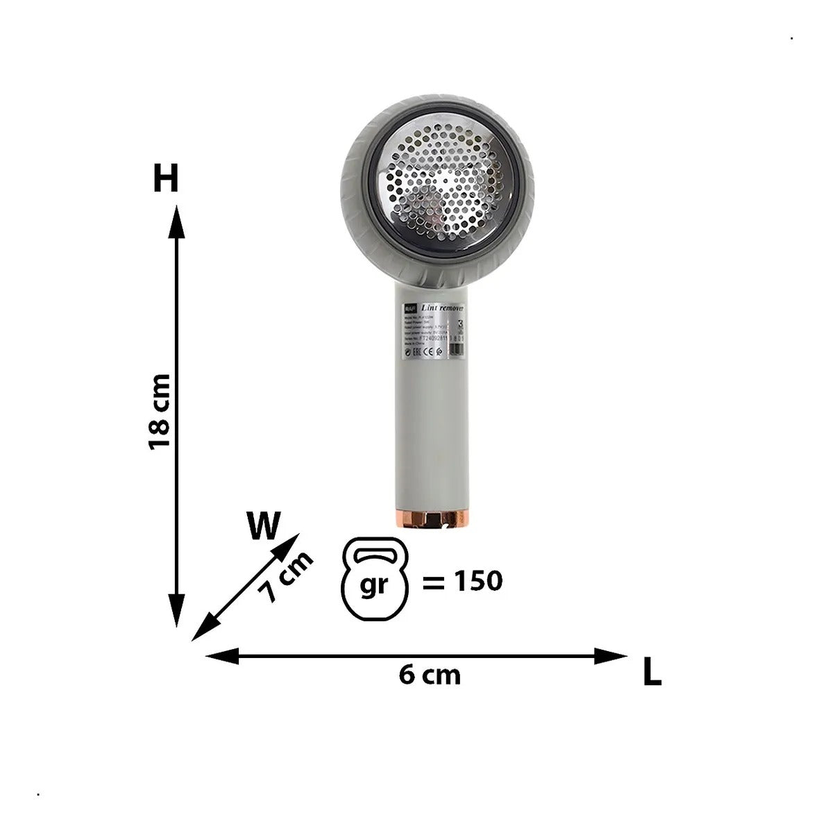 🌀✨ REMOVEDOR QUITA PELUSAS ELÉCTRICO PORTÁTIL RAF R.4102W