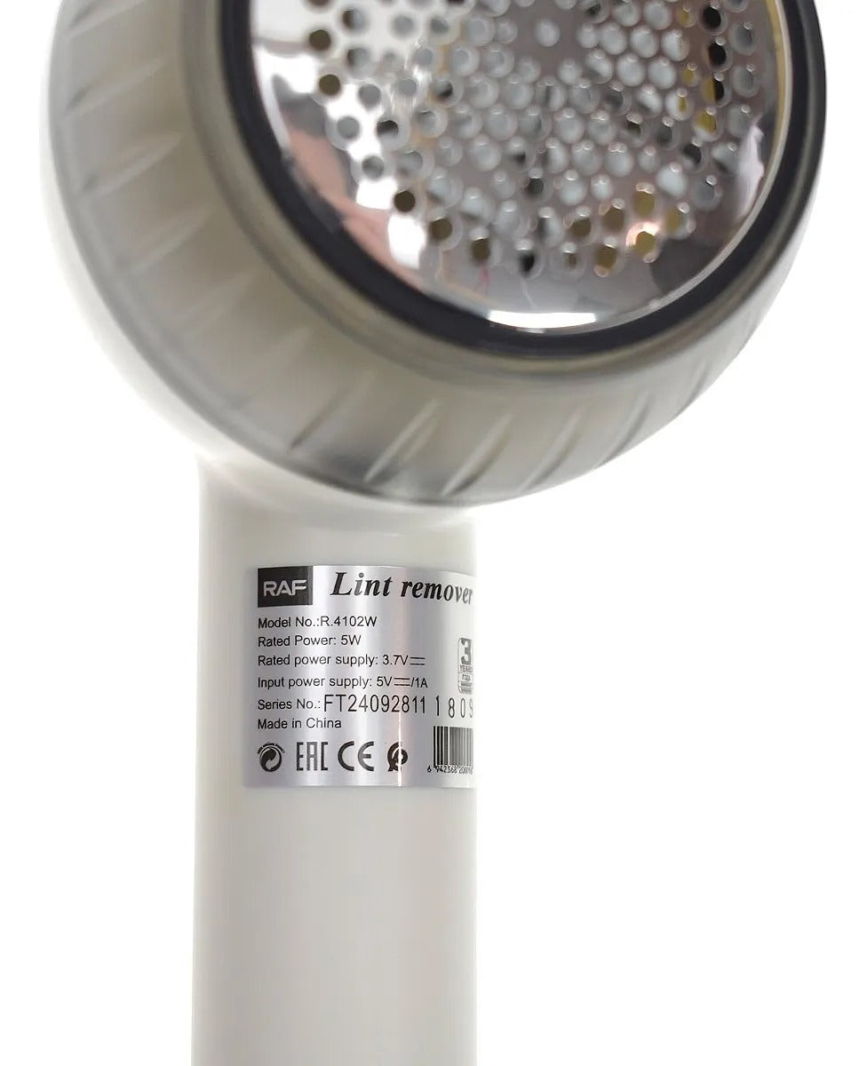🌀✨ REMOVEDOR QUITA PELUSAS ELÉCTRICO PORTÁTIL RAF R.4102W
