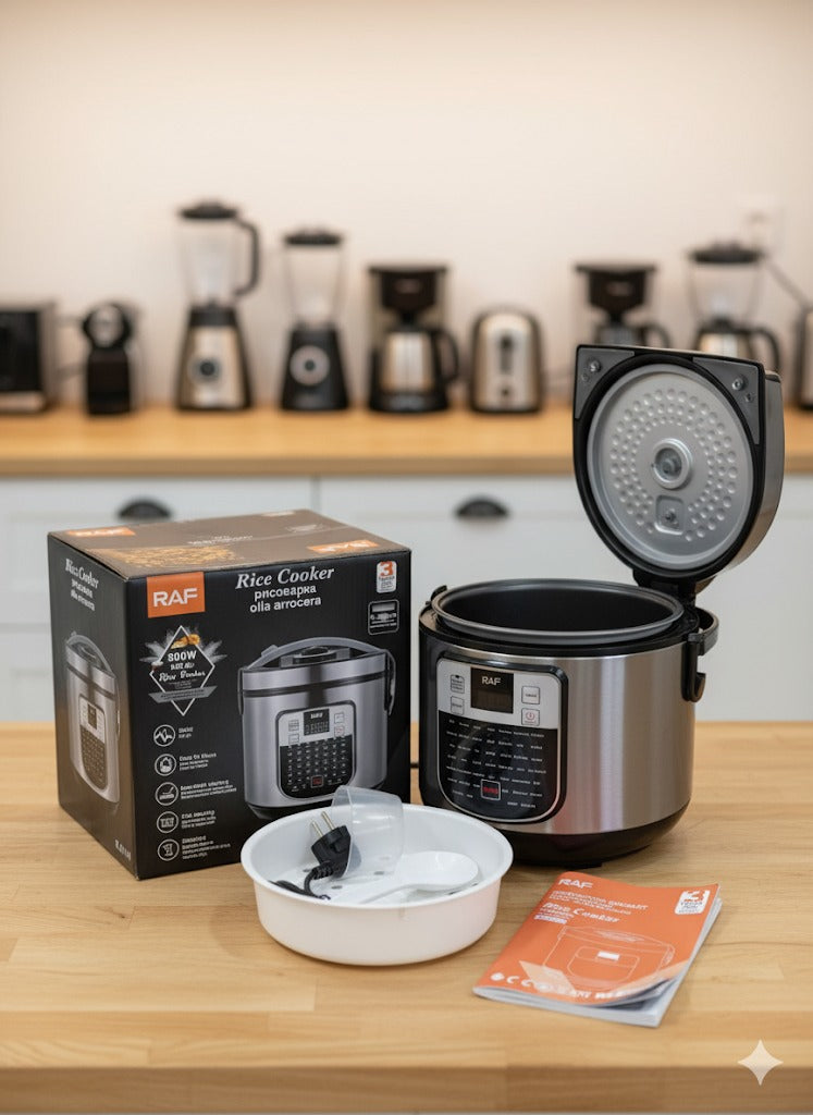 🍚✨ OLLA ARROCERA MULTIFUNCIONAL ELÉCTRICA DIGITAL RAF. R.0111– 5L (ESTILO OLLA A PRESIÓN)