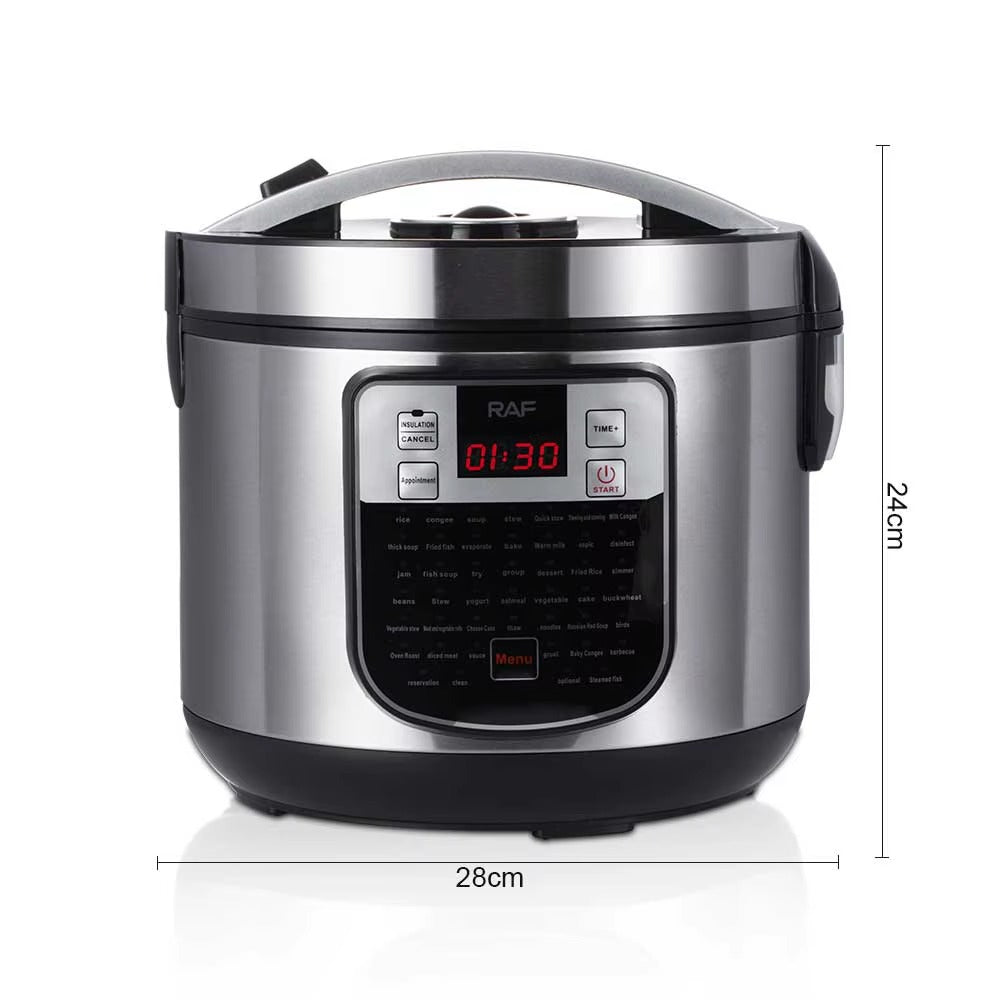 🍚✨ OLLA ARROCERA MULTIFUNCIONAL ELÉCTRICA DIGITAL RAF. R.0111– 5L (ESTILO OLLA A PRESIÓN)