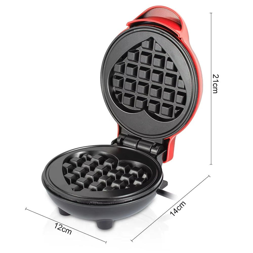 ❤️✨ RAF MINI WAFFLERA EN FORMA DE CORAZÓN – R.2220 (500W)
