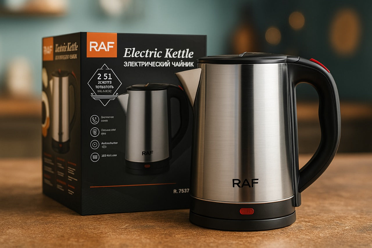 ☕✨ HERVIDOR ELÉCTRICO RAF – R.7897 (1500W / 2.5L)