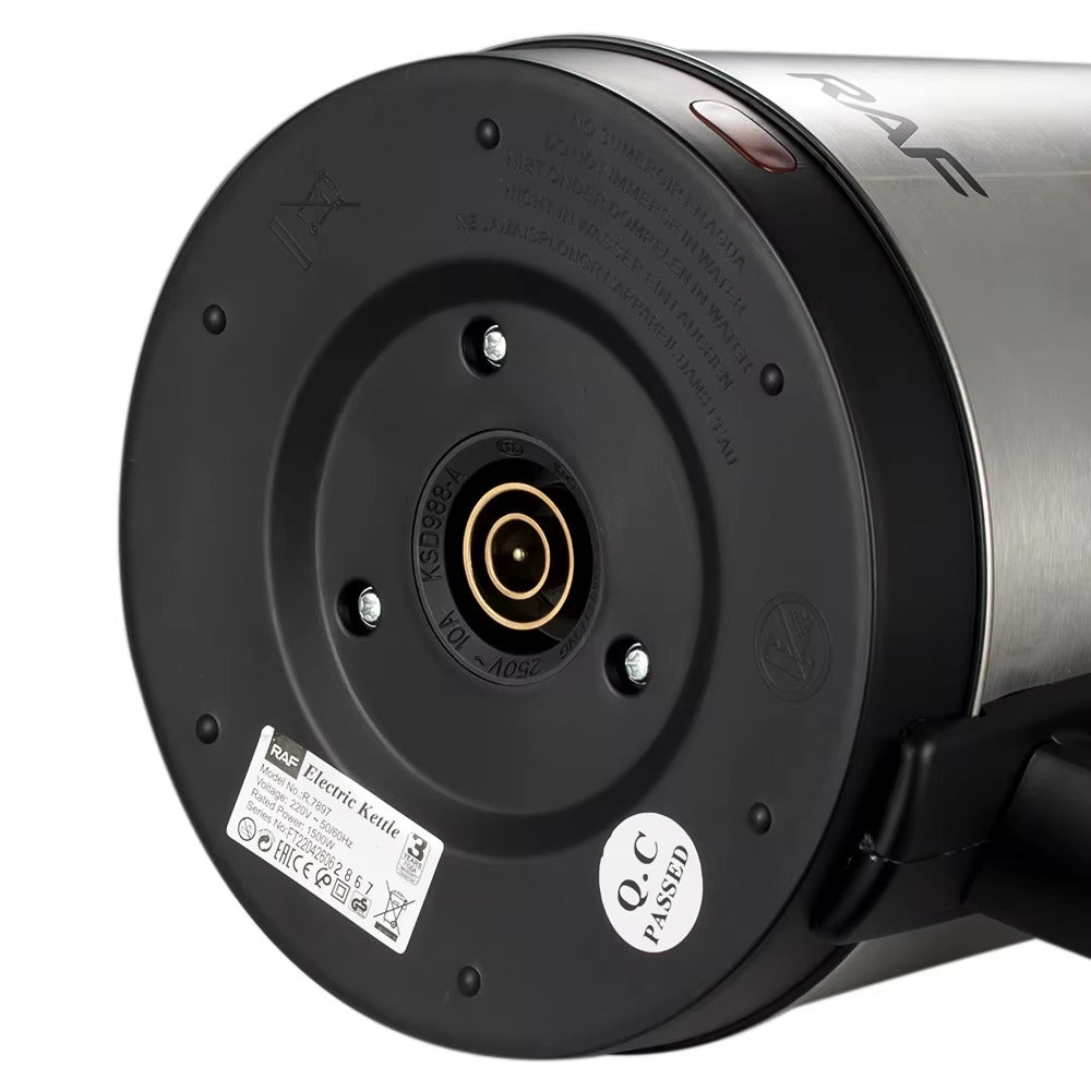 ☕✨ HERVIDOR ELÉCTRICO RAF – R.7897 (1500W / 2.5L)