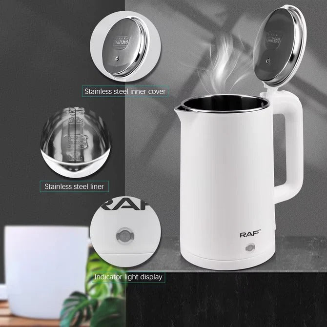 ☕✨ HERVIDOR ELÉCTRICO PORTÁTIL RAF – R.7863 (2L)