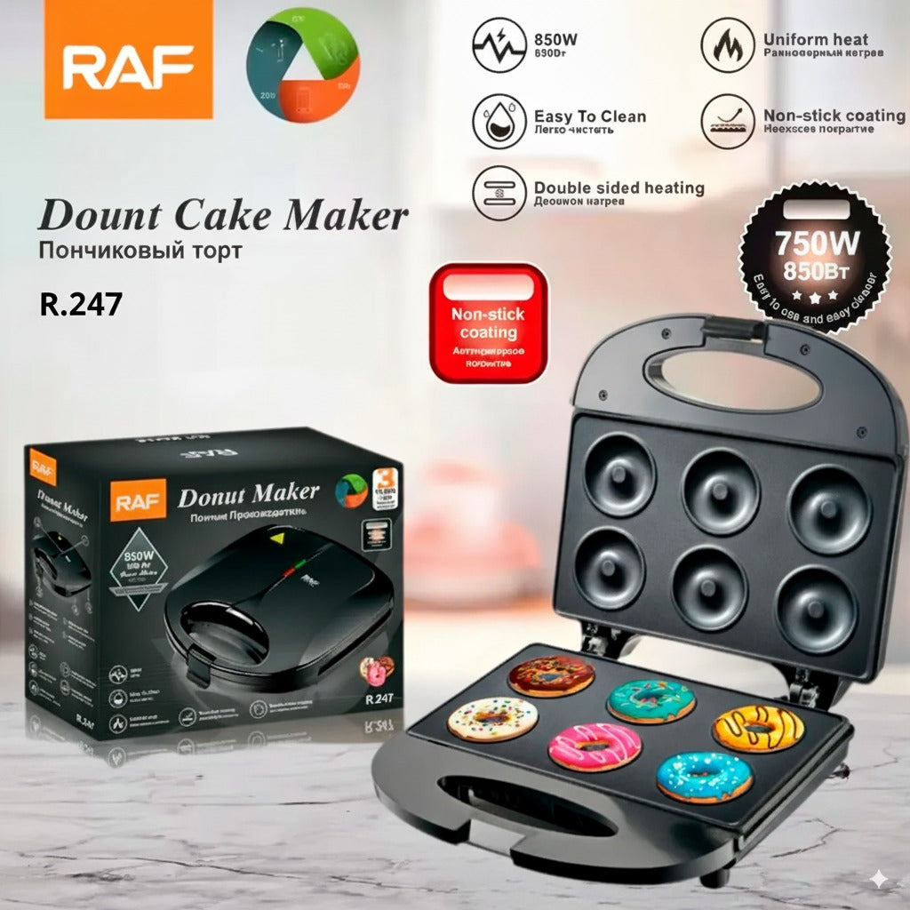🍩✨ RAF MINI DONERA ANTIADHERENTE – 750W (R.247)