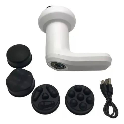 PISTOLA FACIAL PORTATIL MASAGEADOR CORPORAL DE 6 VELOCIDADES