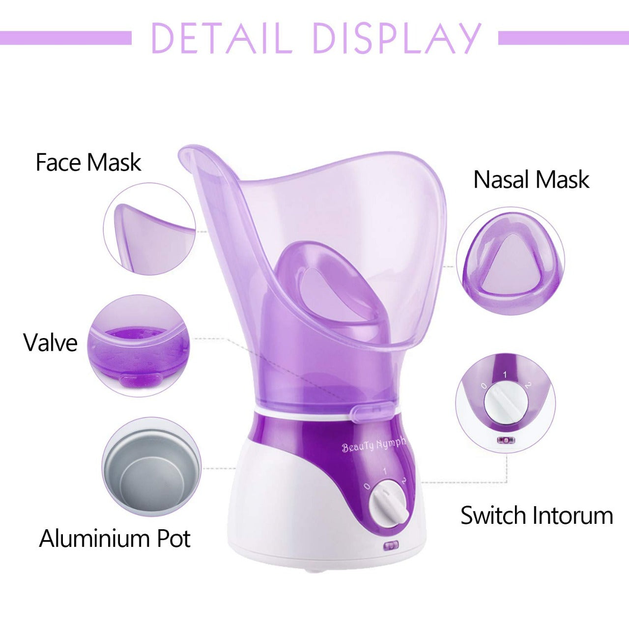 ✨ VAPORIZADOR FACIAL BEAUTY NINFA SPA – PARA EL HOGAR ✨