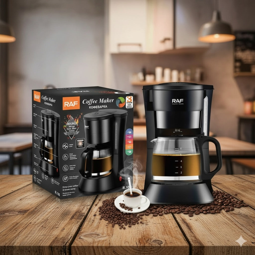 ✨ CAFETERA ELÉCTRICA RAF R100 – 600ml, 600W ✨