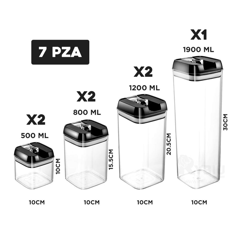 📦 CONTENEDORES POP 7 PIEZAS