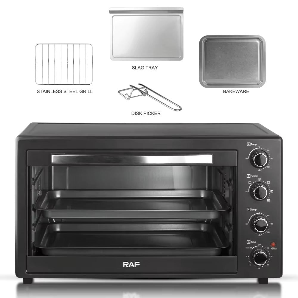 ✨ Horno Eléctrico RAF R.5322 – Gran Capacidad y Versatilidad para tu Cocina