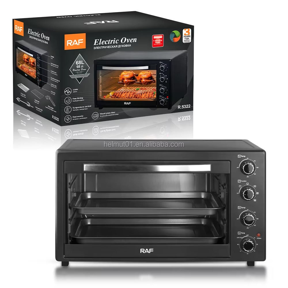 ✨ Horno Eléctrico RAF R.5322 – Gran Capacidad y Versatilidad para tu Cocina