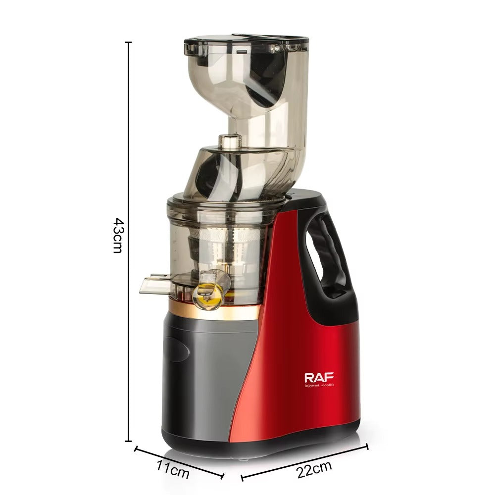 🎀 EXTRACTOR AUTOMÁTICO DE ZUMO DE FRUTA CÍTRICA – EXPRIMIDOR DE BOCA GRANDE DE ALTA CALIDAD CON TORNILLO LENTO Y PRENSA EN FRÍO