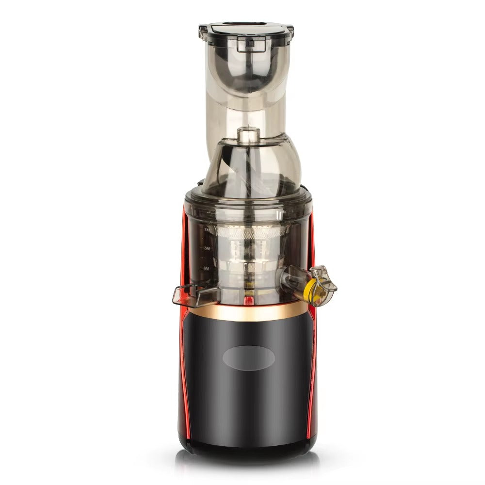 🎀 EXTRACTOR AUTOMÁTICO DE ZUMO DE FRUTA CÍTRICA – EXPRIMIDOR DE BOCA GRANDE DE ALTA CALIDAD CON TORNILLO LENTO Y PRENSA EN FRÍO