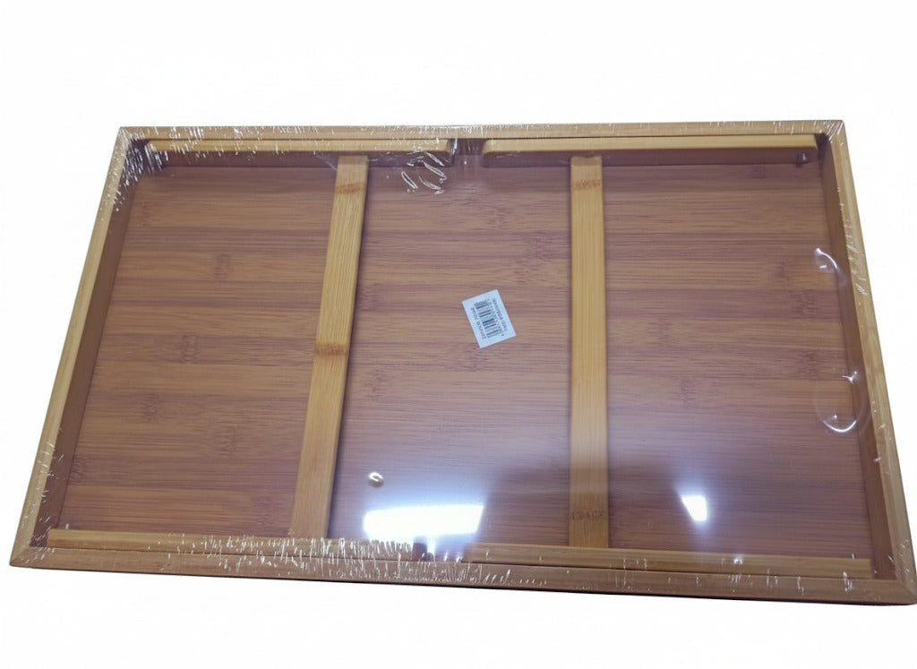 🎀 MESA PLEGABLE DE MADERA DE BAMBÚ PARA DESAYUNO EN LA CAMA