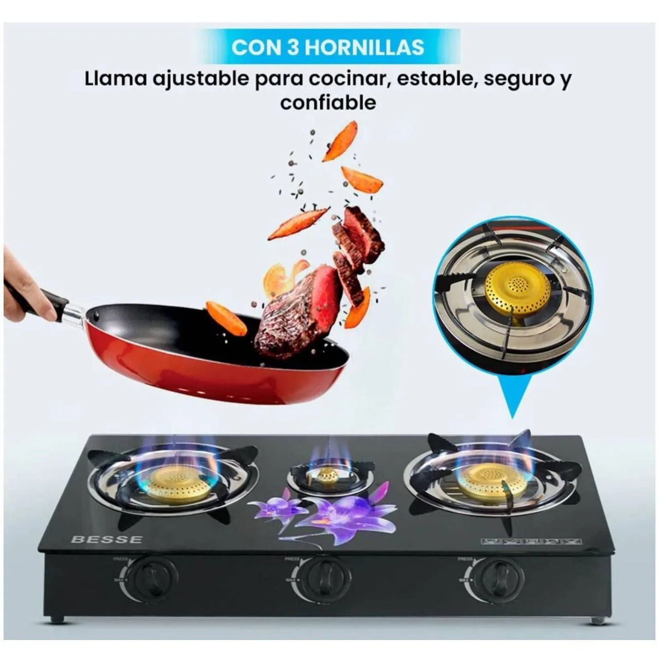 🔥 COCINA A GAS JIN-1571