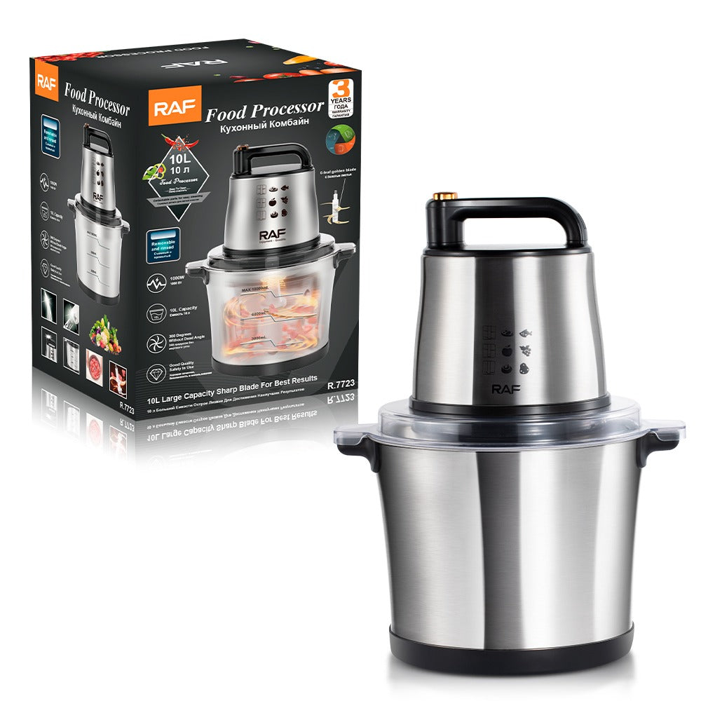 🥘✨ PROCESADOR DE ALIMENTOS RAF R.7723 – 10L