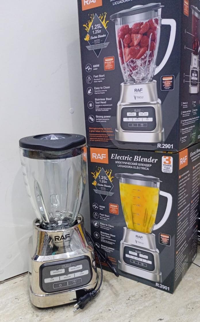 LICUADORA RAF DE 1.25L – 600W 2 EN 1 R.2901