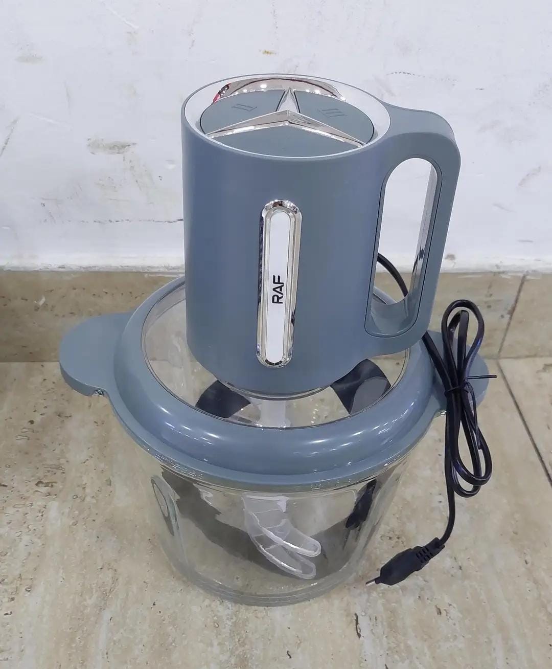 PROCESADOR  3 L 4 CUCHILLAS DE ACERO DE 400W RAF R.7720