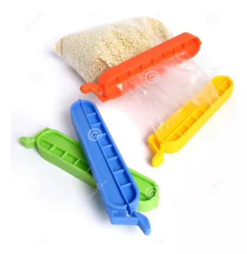 CLIPS DE BOLSAS . SELLADO FACIL PARA UN ALIMENTO CONSERVADO