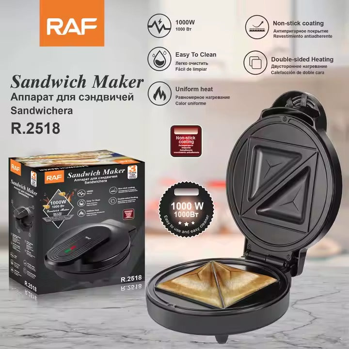 MAQUINA  SANDWICH DE 1000W RAF R.2518