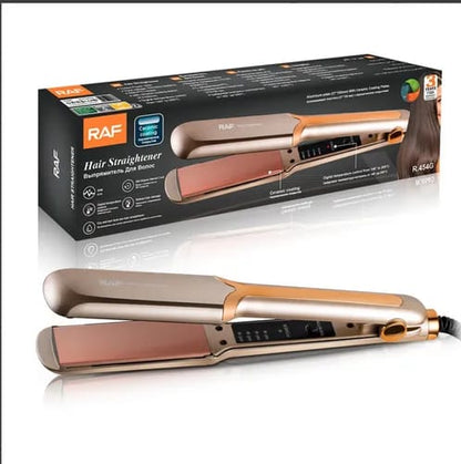 PLANCHA DE PELO ELÉCTRICA CON CONTROL DE TEMPERATURA RAF R.454G
