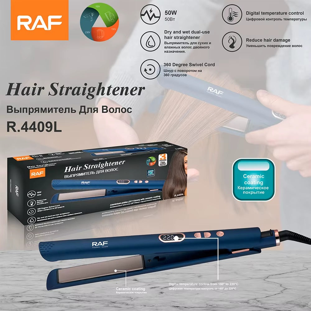 PLANCHA DE PELO RAF R.4409L – BELLEZA, CONTROL Y CUIDADO EN TUS MANOS