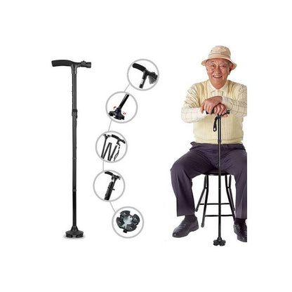 BASTONES PLEGABLES RETRACTIL CON LUZ