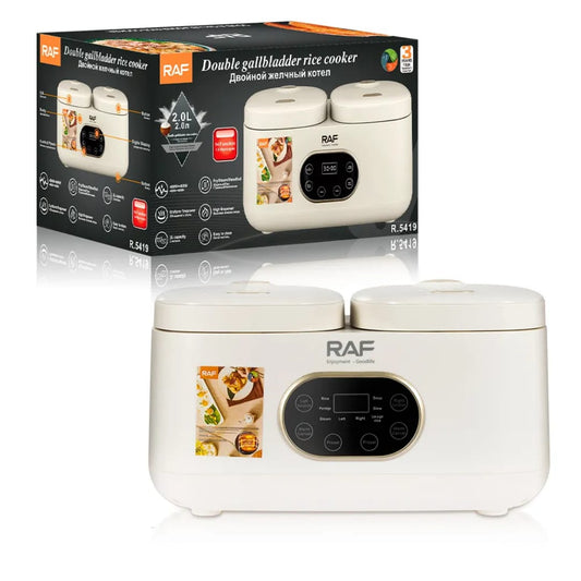 OLLA ARROCERA DOBLE MULTIFUNCIONAL DE 4L RAF R.5419