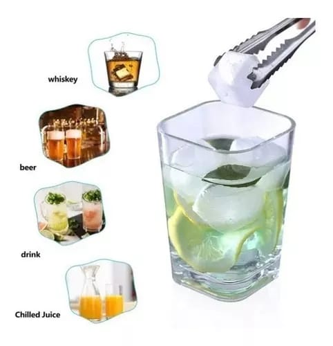 CUBOS DE HIELO REUTILIZABLE DE SILICONA REUTILIZABLE BOLSA POR 20 UNIDADES
