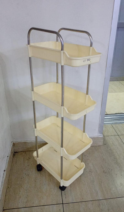 CARRITO ORGANIZADOR DE 4 NIVELES CON RUEDA